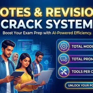 NOTES & REVISION CRACK SYSTEM